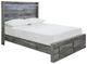 Signature Design by Ashley® Baystorm Gray Youth 2-Drawer Full Panel Storage Bed-0