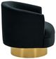 VIG Furniture Divani Casa Basalt Black/Gold Chair-2