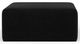 iAmerica Fluffy Black Ottoman-2