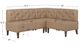 Powell® Auden 3-Piece Tan Nook Corner Bench Set-2