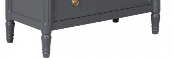 Furniture of America® Altamira Malta Blue Oversized Nightstand-1