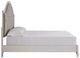 Signature Design by Ashley® Blendon Chipped White King Upholstered Panel Bed-4