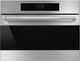 Smeg 24" Fingerproof Stainless Steel Oven/Micro Combo Electric Wall Oven-0
