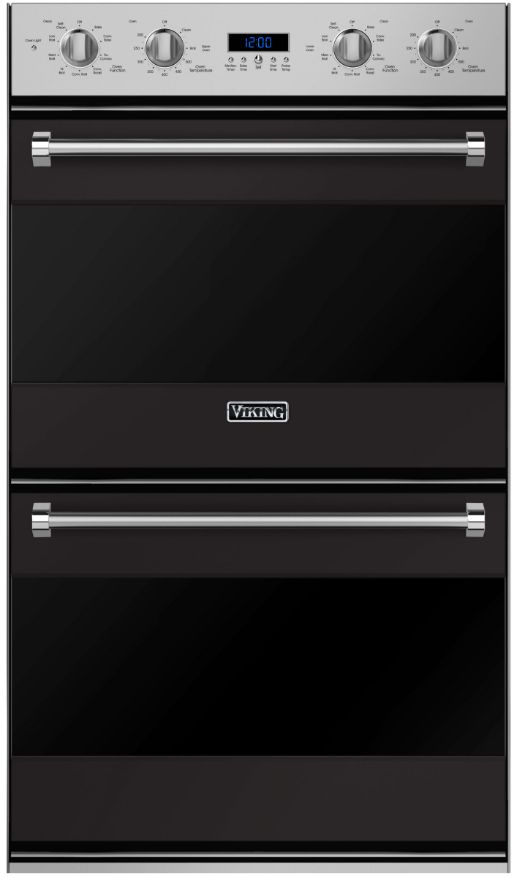 Viking® 3 Series 30" Onyx Double Electric Wall Oven-0