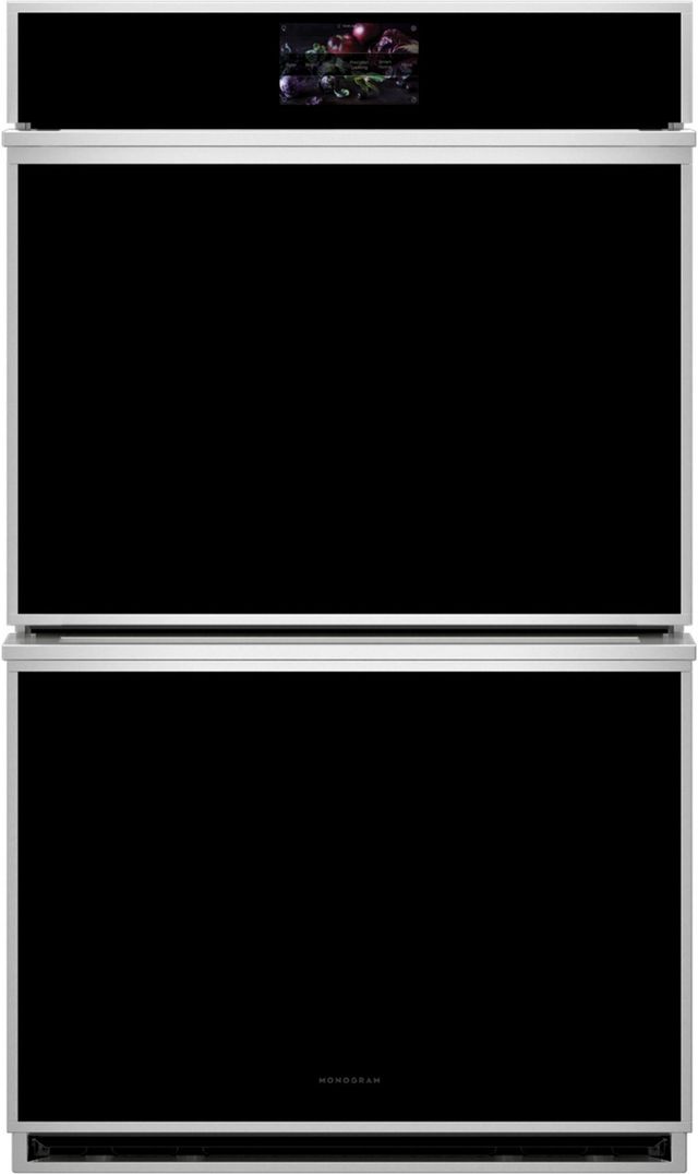 Monogram Minimalist Collection 30" Stainless Steel Electric Built In Double Oven-0