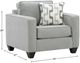 Albany Industries Mosby Pewter Chair-2