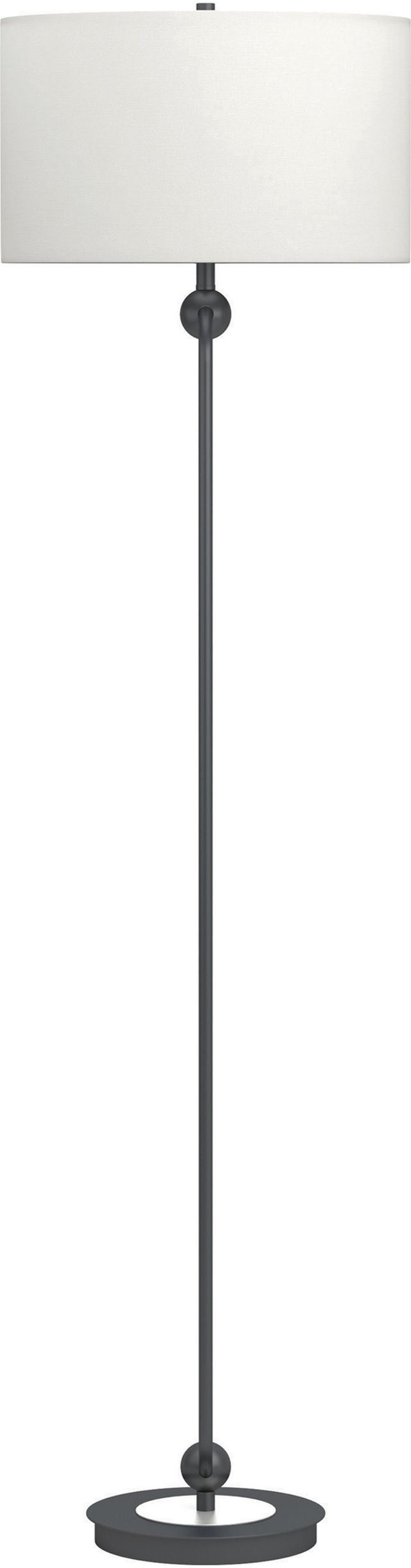 Coaster® White And Orb Drum Shade Floor Lamp-0