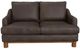 International Furniture Direct Olimpia Brown Loveseat-2