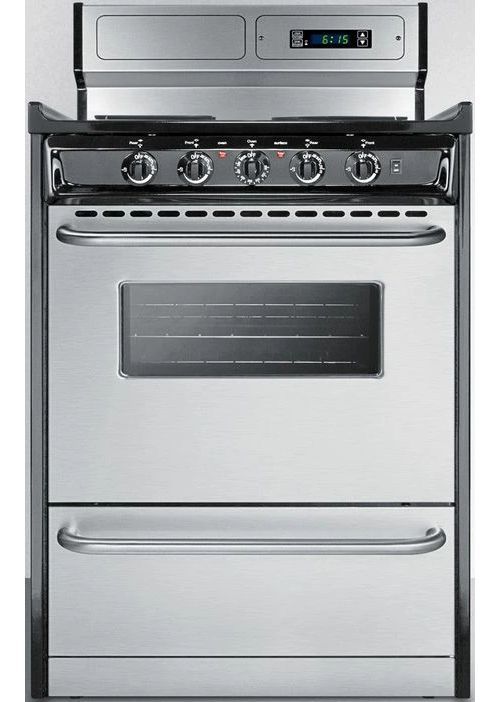Summit® 24" Stainless Steel Freestanding Electric Range-0