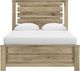 Benchcraft® Brozmont Tan Queen Panel Bed-3