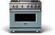 Viking® 5 Series 36" November Sky and Stainless Steel Freestanding Dual Fuel Range-0