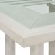 Elements International Avalanche 5-Piece Antique White Counter Dining Set-4