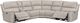 Parker House® Easton 6-Piece Steamboat Quartz Power Reclining Modular Sectional-0