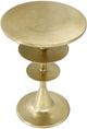 A & B Home 3-Tier Antique Brass Side Table-3