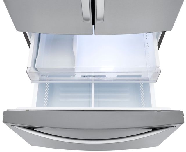 LG 22.8 Cu. Ft. PrintProof™ Stainless Steel Counter Depth French Door Refrigerator-2
