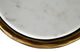 Furniture Classics Lindsay White Martini Table with Antique Gold Base-4