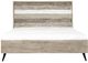 Armen Living Bridges Two Tone Grey King Platform Bed-1