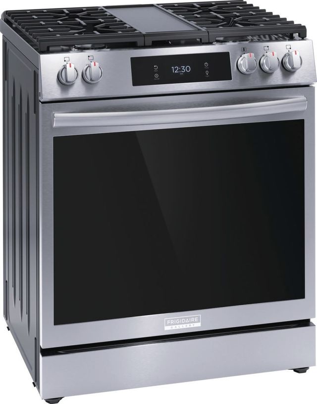 Frigidaire Gallery® 30" Smudge-Proof® Stainless Steel Slide In Gas Range-2