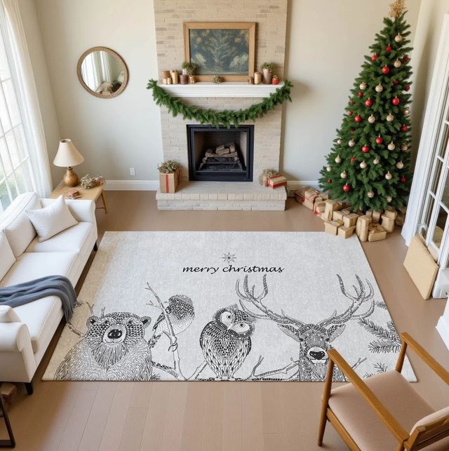 Dalyn™ Rug Company Merry & Bright MY10 Flannel 5'x8 Area Rug-1