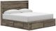 Signature Design by Ashley® Baystorm Brown King Panel Storage Bed -0