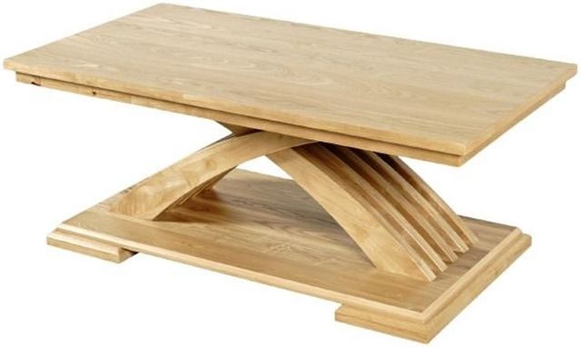 Jofran Inc. Anthology Warm Ash Castered Coffee Table-2