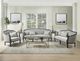 ACME Furniture Samael Dark Brown/Gray Loveseat-4