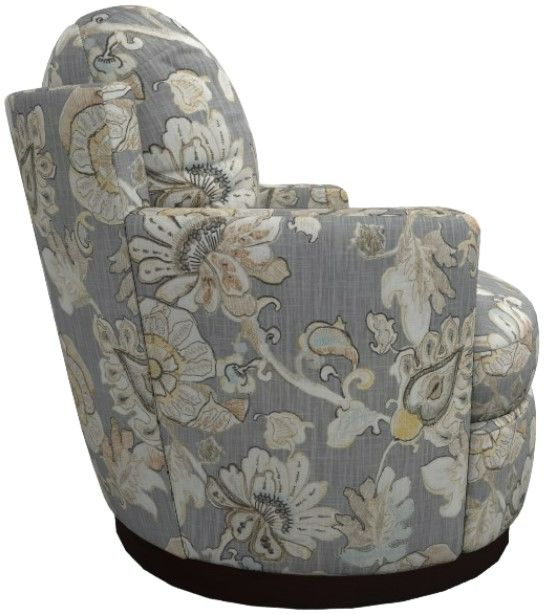 Best® Home Furnishings Customizable Skipper Swivel Barrel Chair with Espresso Legs-2
