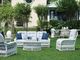 Century® Customizable Thomas O'Brien Mainland Wicker Chalk White Hularo Large Outdoor Dining Arm Chair-2