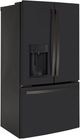 GE® 36" 22.1 Cu. Ft. Fingerprint Resistant Black Slate Counter Depth French Door Refrigerator-2