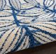 Nourison Home™ Aloha Ivory Navy 5'x8' Area Rug-4