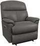 La-Z-Boy® Reed Gray Leather Power Wall Recliner with Headrest and Lumbar-0