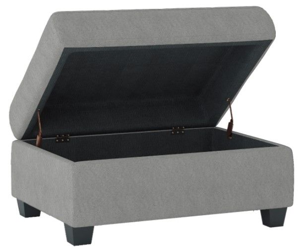 Homelegance® Maston Gray Storage Ottoman-2