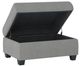 Homelegance® Maston Gray Storage Ottoman-2