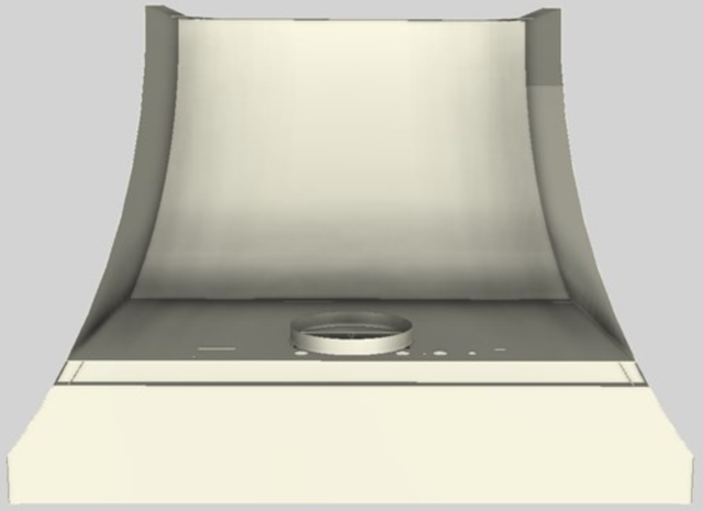 Vent-A-Hood® Designer Series 42" Biscuit Wall Mounted Range Hood-3
