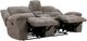 Parker House® Buster Cabot Stone Manual Dual Reclining Loveseat with Console-5