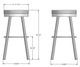 Amisco Customizable Rudy Swivel Spectator Stool-1