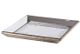 A & B Home Violet 2-Piece Champagne Mirrored Square Tray Set-1