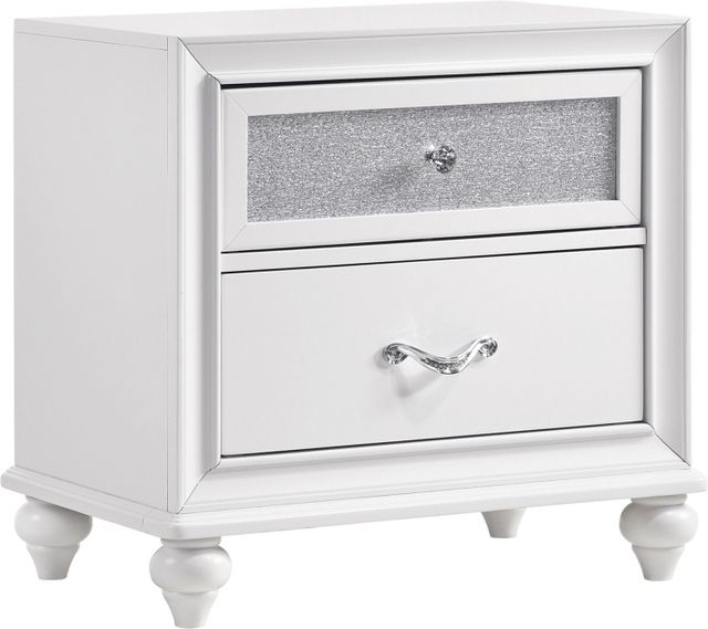 Coaster® Barzini 5-Piece White California King Bedroom Set-4