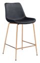 Zuo® Tony Black and Gold Counter Chair-0