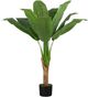 Monarch Specialties Inc. Green/Black 43" Artificial Potted Banana Tree-0