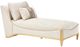 Michael Amini® La Terrazza Cappucino/Light Champagne Chaise-0