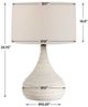 Uttermost® Olsen White Indoor-Outdoor Table Lamp-4