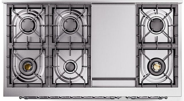 Ilve® Nostalgie II Series 48" Custom RAL Color Pro Style Dual Fuel Range-3