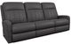 La-Z-Boy® Finley Onyx Leather Manual Wall Reclining Sofa-0