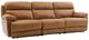 Steve Silver Co. Gatlin 3-Piece Brown Leather Dual-Power Reclining Sofa-0
