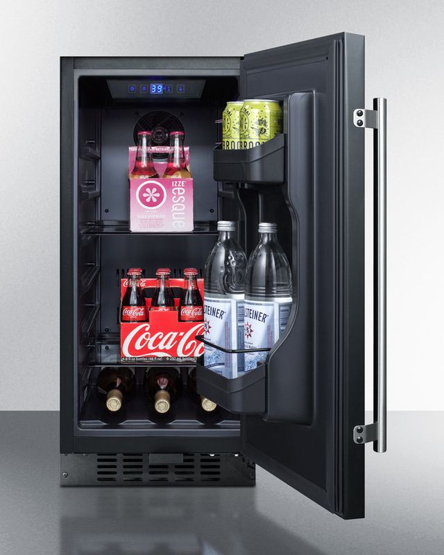 Summit® 2.2 Cu. Ft. Black Under the Counter Refrigerator-3