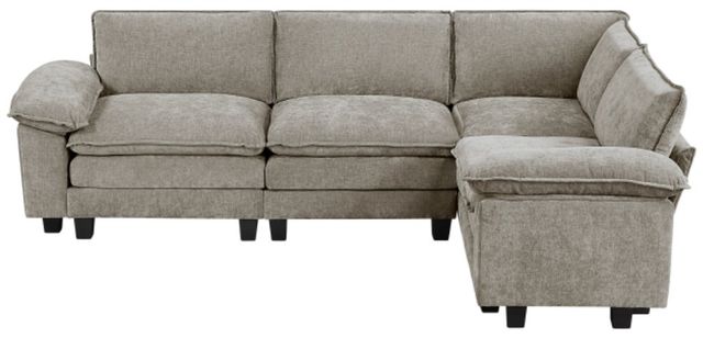 Homelegance® Dublin 4-Piece Dark Pewter Modular Sectional-2
