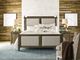 American Drew® Anson Sunderland Hickory Veneers Upholstered King Bed-2