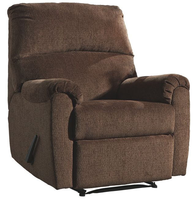 Signature Design by Ashley® Nerviano Chocolate Zero Wall Manual Recliner-1