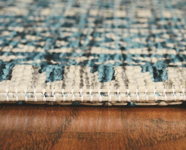 KAS Rugs Provo Teal 5'x7' Area Rug-4